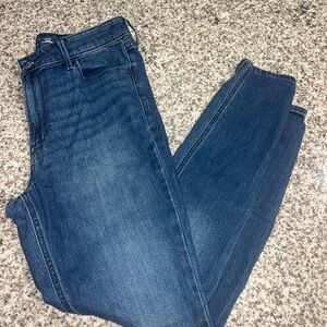 Old Navy Dark Blue Straight Leg Jeans